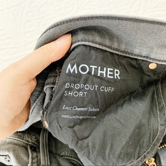 MOTHER Dropout Cuff Distressed Short - Picture 5 of 7
